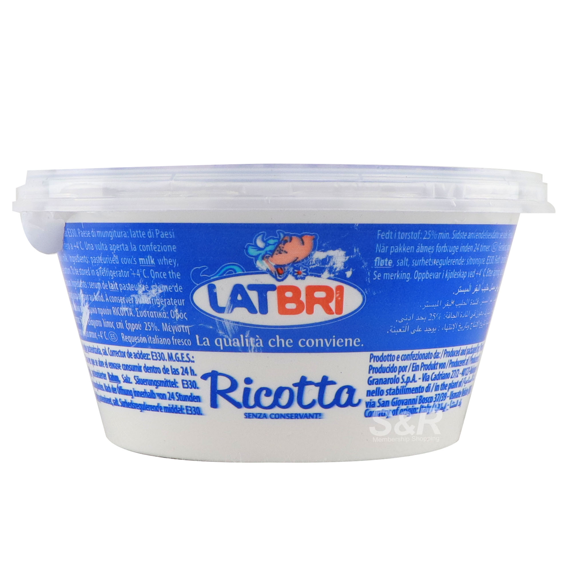 Latbri Ricotta Cheese 250g Latbri Ricotta Cheese 250g